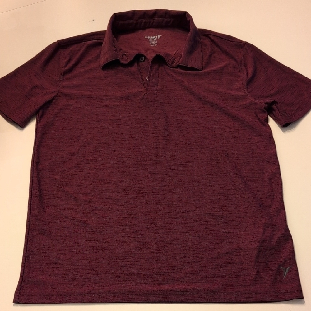 Burgundy Men's Polo Shirt